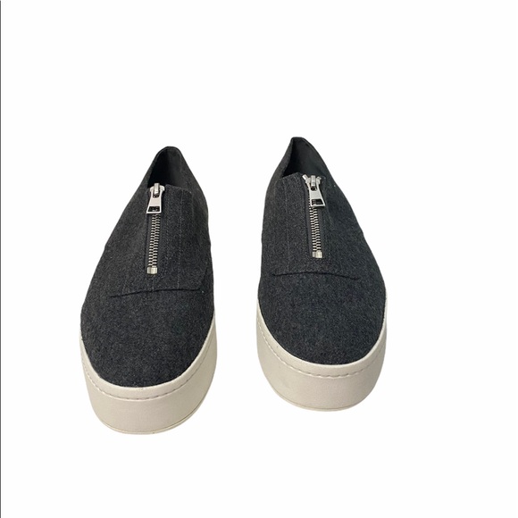Vince wool gray zip up shoe - Picture 2 of 5